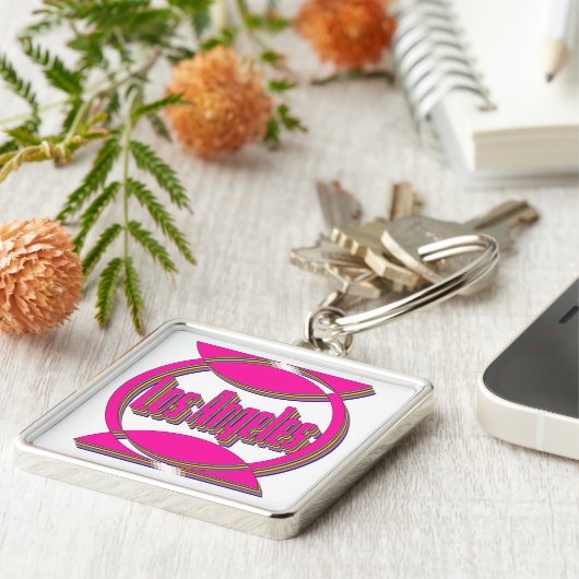 Fantastic Los Angeles 3 Sleutelhanger (Zijkant)