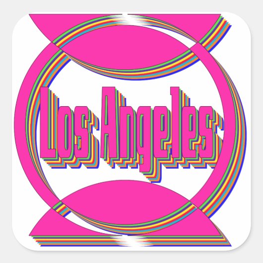 Fantastic Los Angeles 3 Sticker (Voorkant)