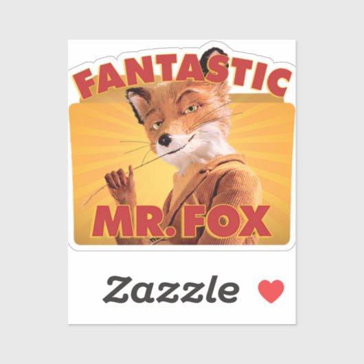 Fantastic Mr Fox Sticker (Vel)