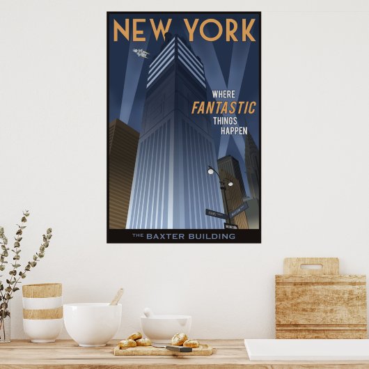 Fantastic New York Poster (Keuken)