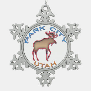 Fantastic Park City Snowflake Ornament