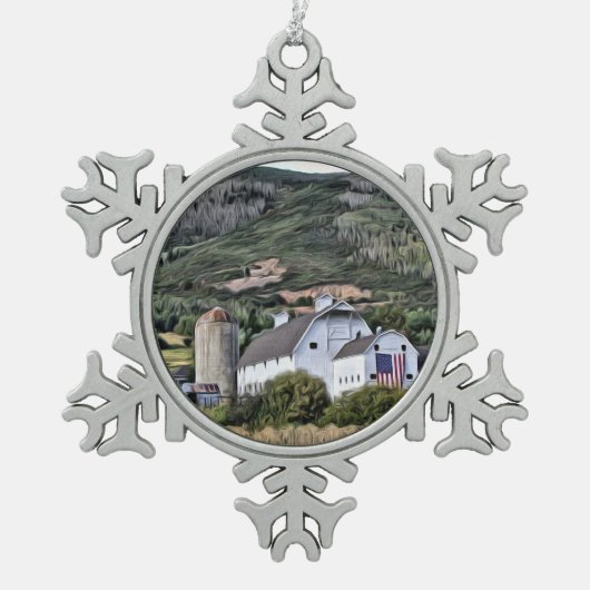 Fantastic Park City Snowflake Ornament (Voorkant)
