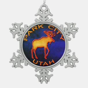 Fantastic Park City Snowflake Ornament