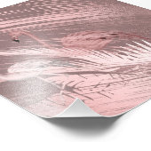 Fantastic Pink Flamingo Poster in Tropical Forest (Hoek)