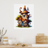 Fantastic Tale Cottage House Poster (Keuken)