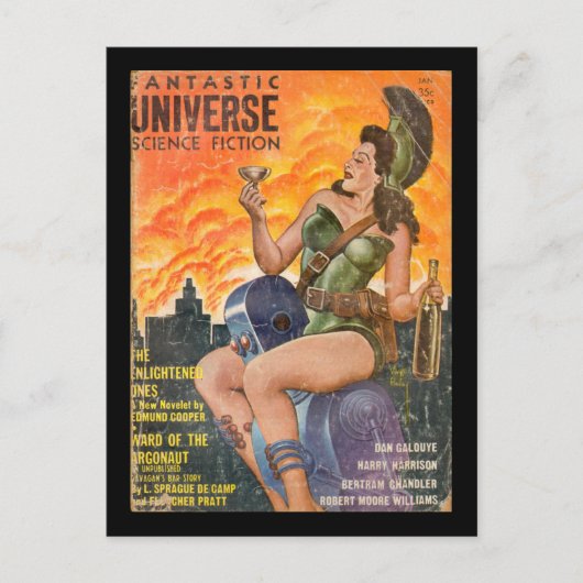 Fantastic Universe v11 n01 (1959-01.King-Size)_Pul Briefkaart (Voorkant)