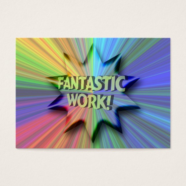 Fantastic Work ACEO Trading Kaart (Voorkant)