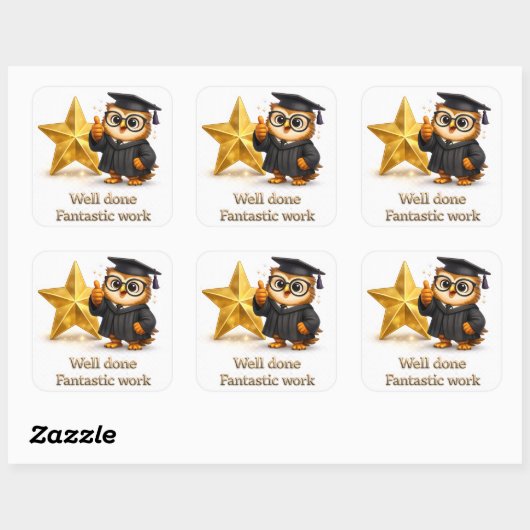 Fantastic work, gold star achievement stickers pro (Vel)