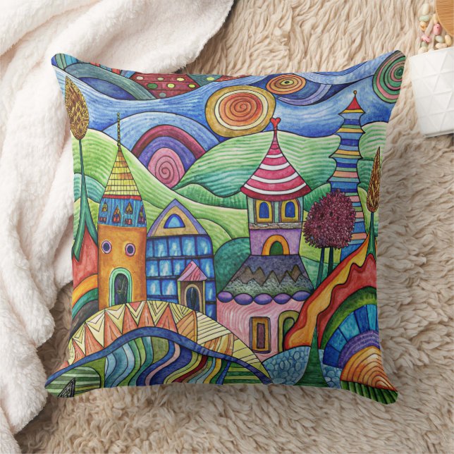 Fantastic World  designer cushion Kussen (Deken)