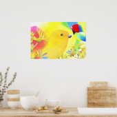 Fantastical Birds Poster (Keuken)