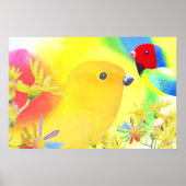 Fantastical Birds Poster (Voorkant)