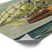  - Fantastical Flying Machine uit Frankrijk, Poster (Hoek)