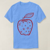 FantasticFox Apple met Sterren Rood T-shirt (Design voorkant)