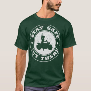 FantasticFox Motorcycle Blijf veilig daar T-shirt