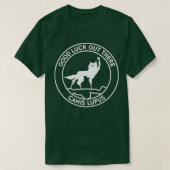 FantasticFox Wolf Canis Lupus Circle Clean T-shirt (Design voorkant)