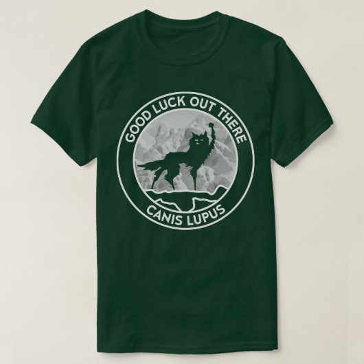 FantasticFox Wolf Canis Lupus Mountain T-shirt (Design voorkant)