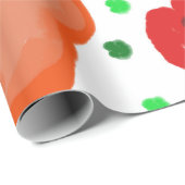 Fantastiek Helder Abstract Bloemig Inpakpapier (Rol Hoek)