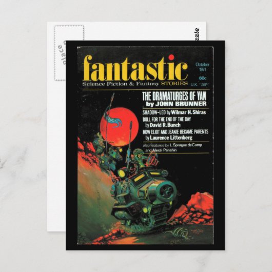 Fantastisch - 1971.10_Pulp Art Briefkaart (Voorkant / Achterkant)