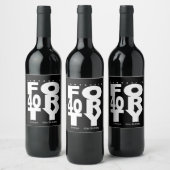 Fantastisch 40ste verjaardagsfeestje wijn etiket (Flessen)