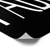 Fantastisch 50 Big 50 verjaardag 50th Poster (Hoek)