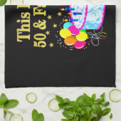 FANTASTISCH 50E FEESTVIERING ONTWERP THEEDOEK (Gevouwen)