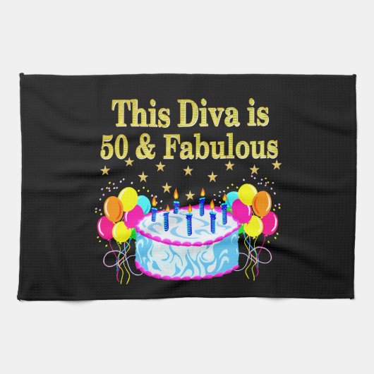 FANTASTISCH 50E FEESTVIERING ONTWERP THEEDOEK (Horizontaal)