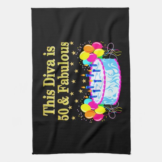 FANTASTISCH 50E FEESTVIERING ONTWERP THEEDOEK (Verticaal)