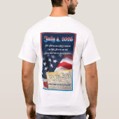 Fantastisch 5 Amerika 250 T-shirt (Achterkant)