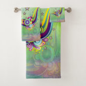 Fantastisch abstract patroon bad handdoek (Insitu)
