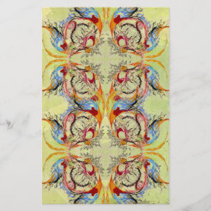 Fantastisch Abstract plakboekpapier Bleek groen Briefpapier