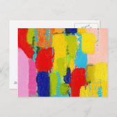 Fantastisch Abstract schilderen door Kris Taylor Briefkaart (Voorkant / Achterkant)