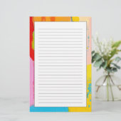 Fantastisch Abstract schilderen door Kris Taylor Briefpapier (Staand voorkant)