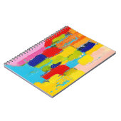 Fantastisch Abstract schilderen door Kris Taylor Notitieboek (Linkerzijde)