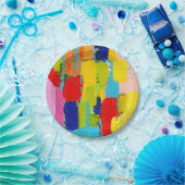 Fantastisch Abstract schilderen door Kris Taylor Papieren Bordje (Feest)