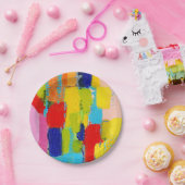 Fantastisch Abstract schilderen door Kris Taylor Papieren Bordje (Feest)