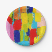 Fantastisch Abstract schilderen door Kris Taylor Papieren Bordje (Voorkant)