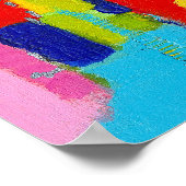 Fantastisch Abstract schilderen door Kris Taylor Poster (Hoek)