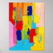 Fantastisch Abstract schilderen door Kris Taylor Poster (Voorkant)