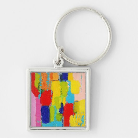 Fantastisch Abstract schilderen door Kris Taylor Sleutelhanger (Voorkant)