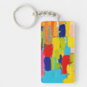 Fantastisch Abstract schilderen door Kris Taylor Sleutelhanger (Voorkant)
