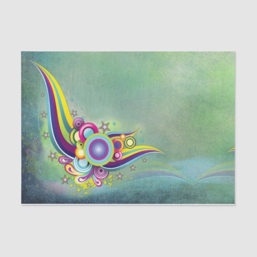 Fantastisch Abstract Tissuepapier (Voorkant)