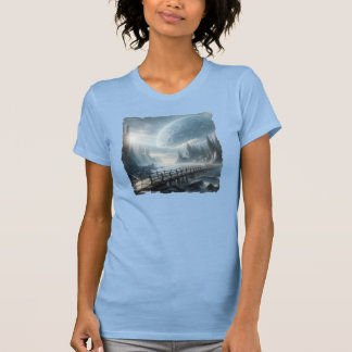 Fantastisch afbeelding van een enorme maan in een  t-shirt