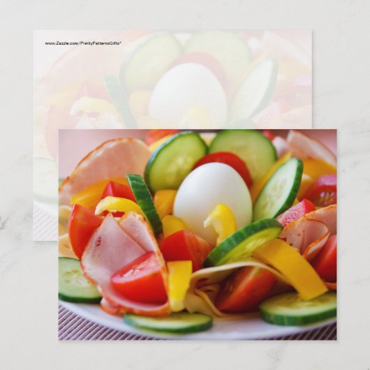 Fantastisch Afbeelding voor groenten en fruit Briefkaart (Voorkant / Achterkant)