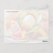 Fantastisch Afbeelding voor groenten en fruit Briefkaart (Achterkant)