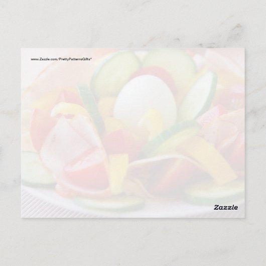 Fantastisch Afbeelding voor groenten en fruit Briefkaart (Achterkant)