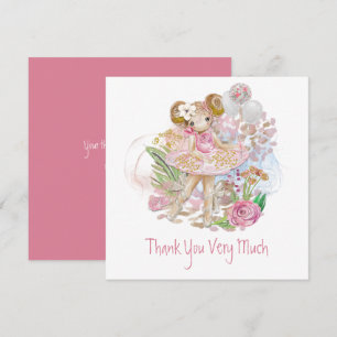 Fantastisch ballet danser Floral Pink Gold Harteli