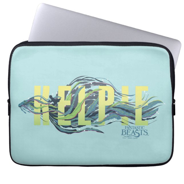 Fantastisch Beasts Kelpie Laptop Sleeve (Voorkant)
