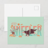 Fantastisch Beasts Niffler Briefkaart (Voorkant / Achterkant)
