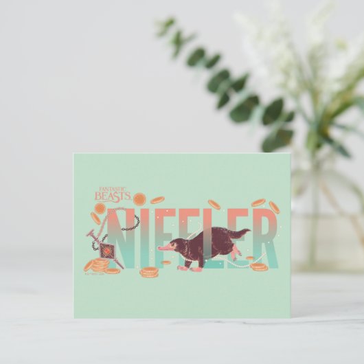 Fantastisch Beasts Niffler Briefkaart (Staand voorkant)