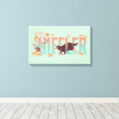 Fantastisch Beasts Niffler Canvas Afdruk (Insitu (Houten vloer))